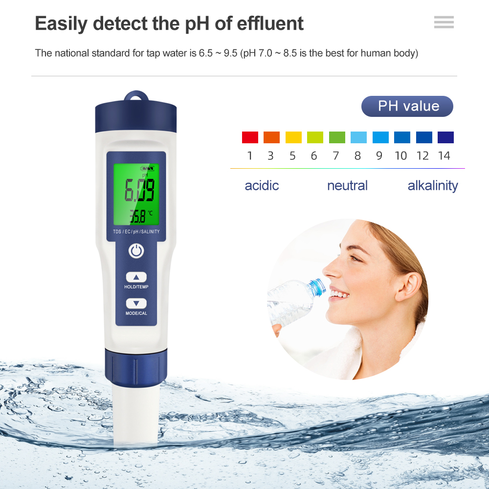 Testeur de qualité de l'eau pr - Ph Meter Digital Water Tester avis et prix